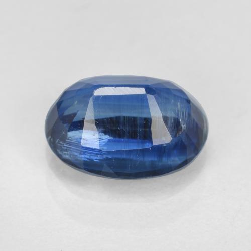 Cianita azul natural de 1,70 ct, corte óvalo, SI