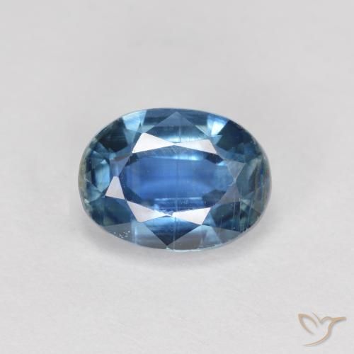 cianita Azul marino natural de 2.08 ct, Ovalada, VS-SI
