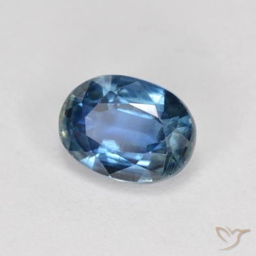 cianita Azul marino natural de 2.08 ct, Ovalada, VS-SI