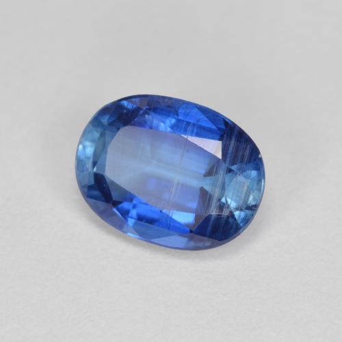 Cianita Azul oscuro natural de 1.62 ct, Corte Óvalo, VS-SI