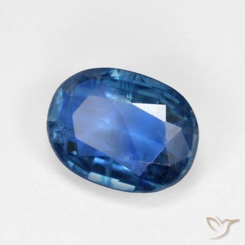 Cianita Azul marino natural de 1.82 ct, Ovalada, VS-SI