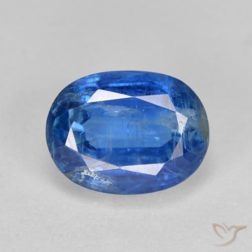 Cianita Azul claro natural de 2.37 ct, Corte Óvalo, SI-I1