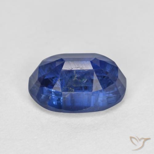 Cianita Azul oscuro natural de 1.81 ct, Corte Óvalo, SI-I1