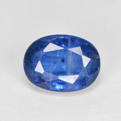 Cianita azul natural de 1,89 ct, corte óvalo, SI