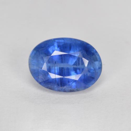 Cianita Azul marino claro natural de 1.66 ct, Corte Óvalo, VS-SI