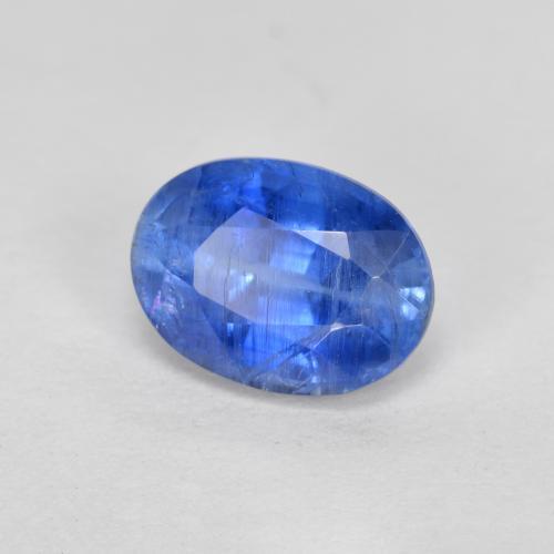Cianita Azul marino claro natural de 1.66 ct, Corte Óvalo, VS-SI