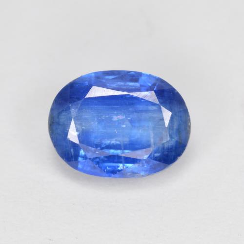 Cianita azul natural de 2,15 ct, corte óvalo, SI