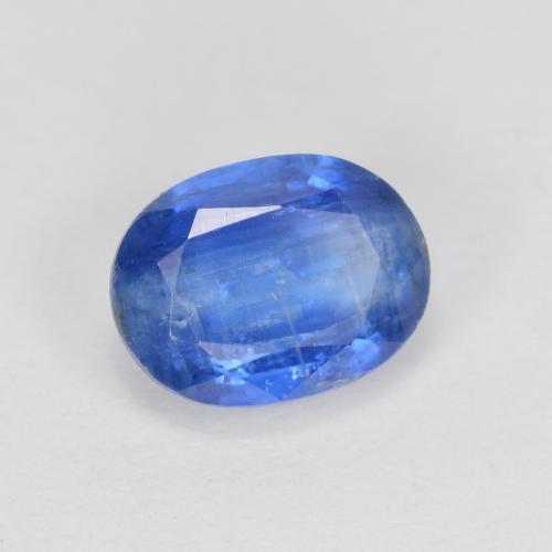 Cianita azul natural de 2,15 ct, corte óvalo, SI
