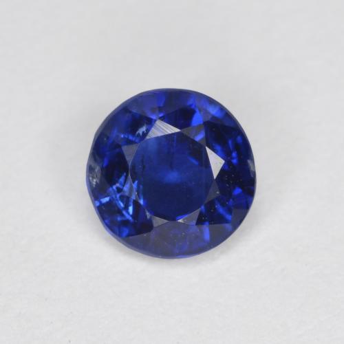 Cianita azul natural de 0,54 ct, corte redondo, VS-SI