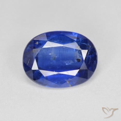 2.90ct Natural Azul marino cianita, Ovalada, SI, Photo A
