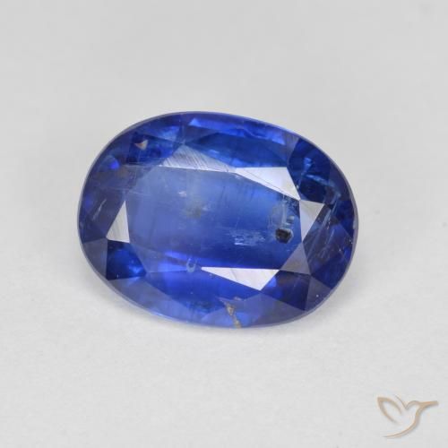 Cianita Azul marino natural de 2.90 ct, Ovalada, SI