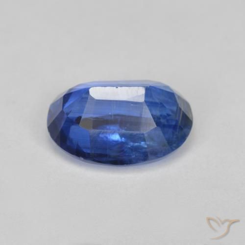Cianita Azul medio natural de 2.59 ct, Ovalada, SI