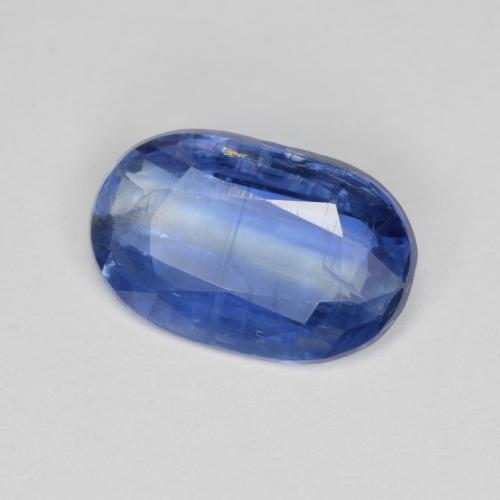 Cianita azul natural de 2,57 ct, corte óvalo, SI