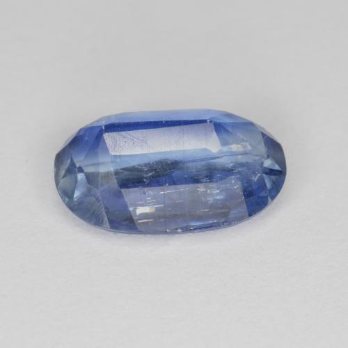 Cianita azul natural de 2,57 ct, corte óvalo, SI