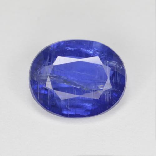 Cianita Azul violeta intenso natural de 3.05 ct, Corte Óvalo, SI