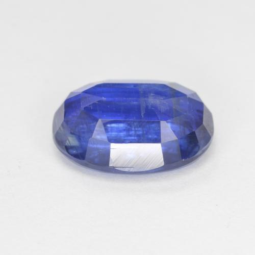 Cianita azul natural de 3,26 ct, corte óvalo, SI