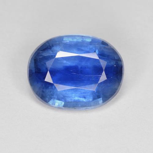 Cianita Azul azur intenso natural de 3.24 ct, Corte Óvalo, SI