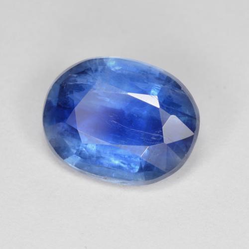 Cianita Azul azur intenso natural de 3.24 ct, Corte Óvalo, SI