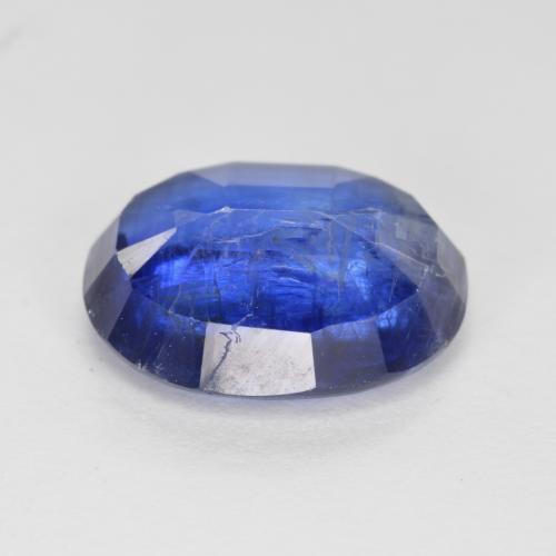 Cianita Azul oscuro natural de 4.04 ct, Corte Óvalo, SI