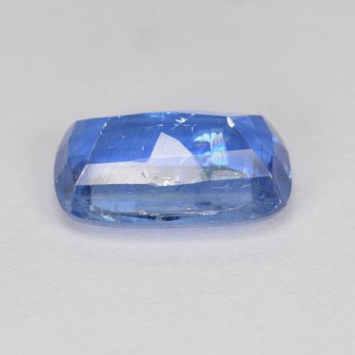 Cianita azul natural de 3,10 ct, corte cojín, SI