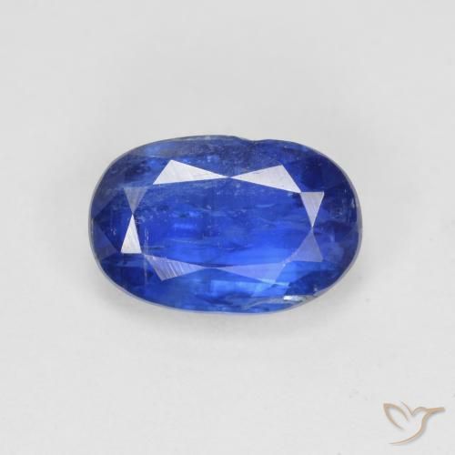 2.25ct Natural Azul marino cianita, Ovalada, SI-I1