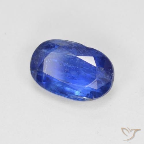 Cianita Azul marino natural de 2.25 ct, Ovalada, SI-I1