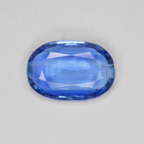 Cianita azul natural de 3,04 ct, corte óvalo, VS-SI