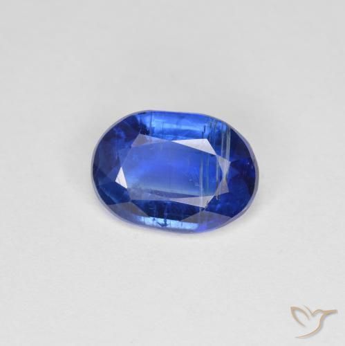 Cianita Azul marino natural de 2.82 ct, Ovalada, VS-SI
