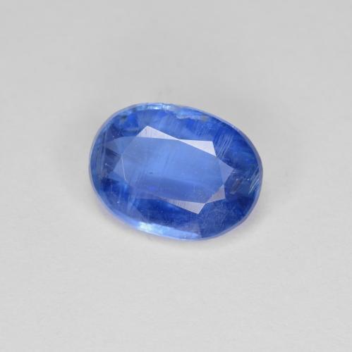 Cianita azul natural de 3,12 ct, corte óvalo, VS-SI