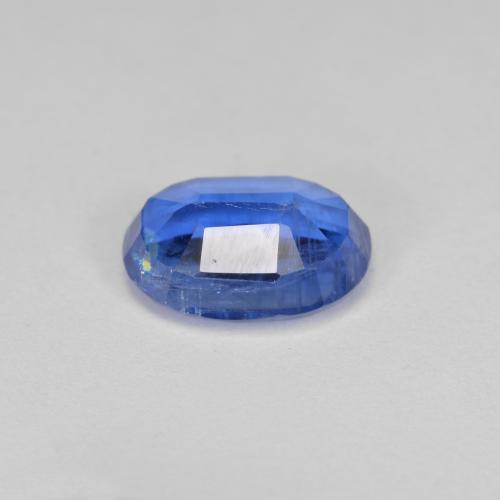 Cianita azul natural de 3,12 ct, corte óvalo, VS-SI