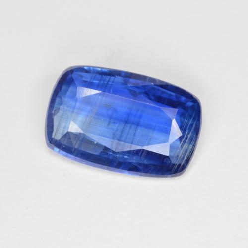 Cianita Azul oscuro natural de 3.75 ct, Corte Cojín, SI