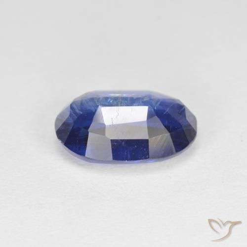 Cianita Azul oscuro natural de 3.06 ct, Corte Óvalo, SI