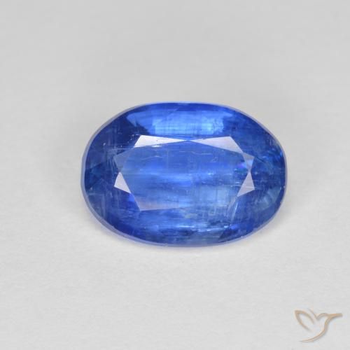 Cianita azul natural de 2,72 ct, corte óvalo, SI
