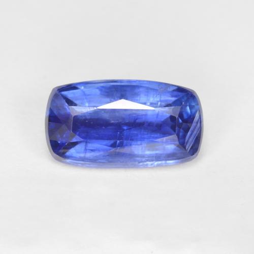 Cianita azul natural de 2,68 ct, corte cojín, SI