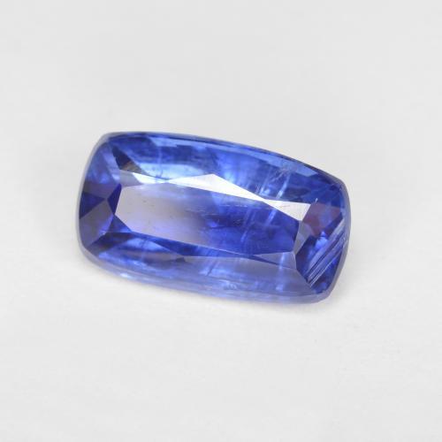 Cianita azul natural de 2,68 ct, corte cojín, SI