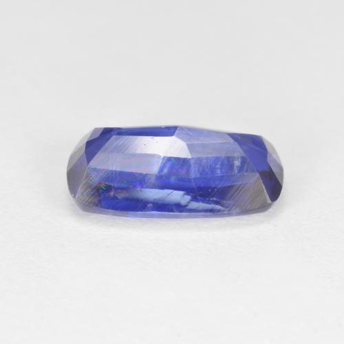 Cianita azul natural de 2,68 ct, corte cojín, SI