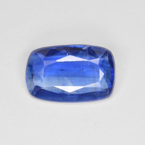 Cianita azul natural de 2,94 ct, corte cojín, SI