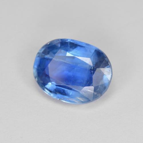 Cianita Azul medio natural de 3.46 ct, Corte Óvalo, SI