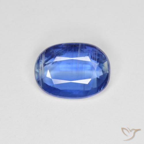 2.25ct Natural Azul marino cianita, Ovalada, SI