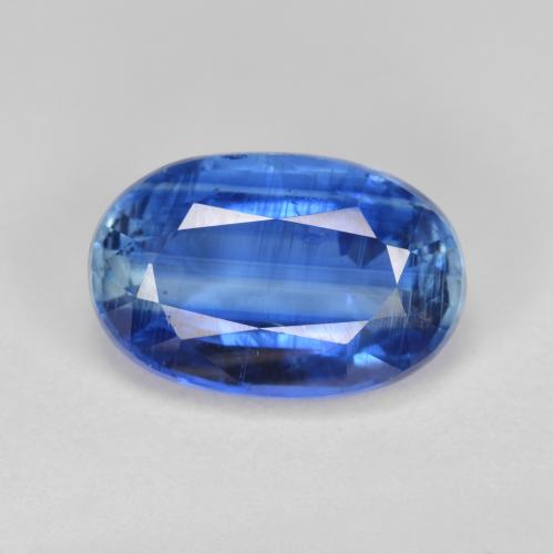 Cianita Azul azur intenso natural de 5.62 ct, Corte Óvalo, SI