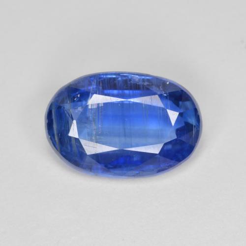 Cianita Azul oscuro natural de 3.11 ct, Corte Óvalo, SI