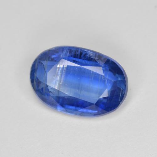 Cianita Azul oscuro natural de 3.11 ct, Corte Óvalo, SI