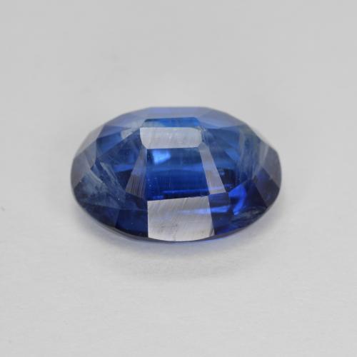 Cianita azul natural de 3,38 ct, corte óvalo, SI