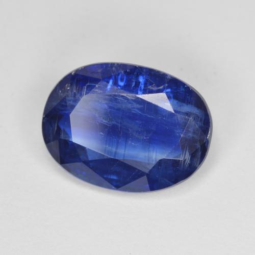 Cianita azul natural de 5,27 ct, corte óvalo, SI