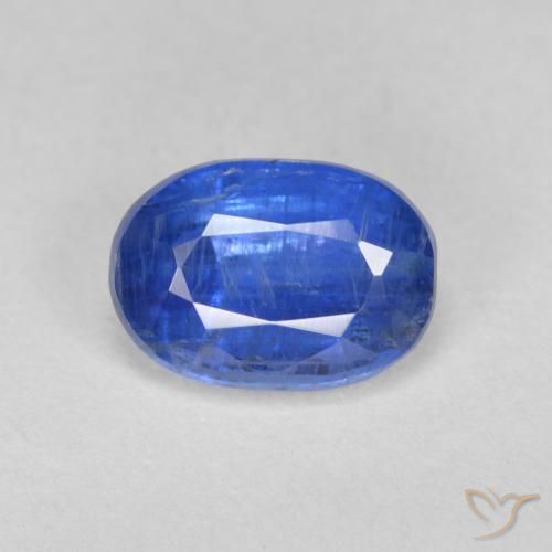 2.73ct Natural Azul egipcio cianita, Ovalada, SI-I1
