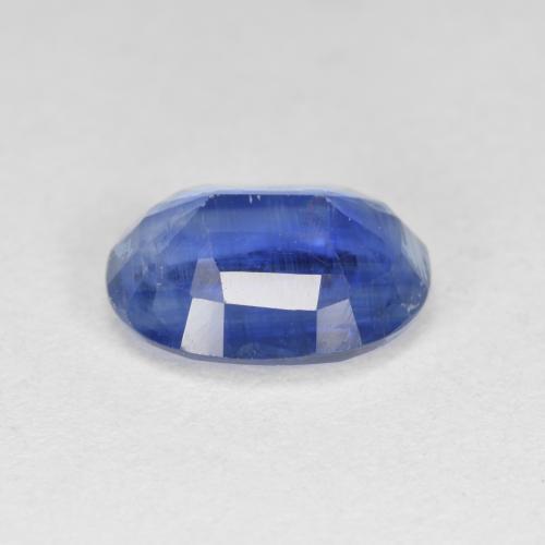 Cianita azul natural de 3,22 ct, corte óvalo, SI-I1