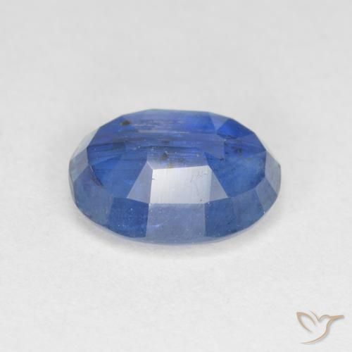 Cianita Azul oscuro natural de 3.61 ct, Ovalada, SI-I1