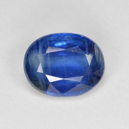 Cianita azul natural de 3,48 ct, corte óvalo, VS-SI