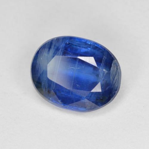 Cianita azul natural de 3,48 ct, corte óvalo, VS-SI