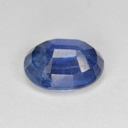 Cianita azul natural de 3,48 ct, corte óvalo, VS-SI